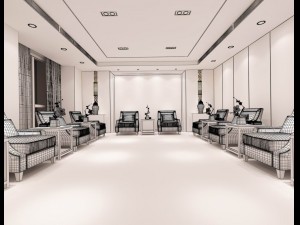 conference room office reception hall 12 3D Model