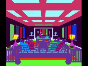 office reception area meeting room 16 3D Model