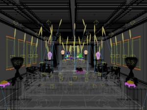 office reception area meeting room 16 3D Model