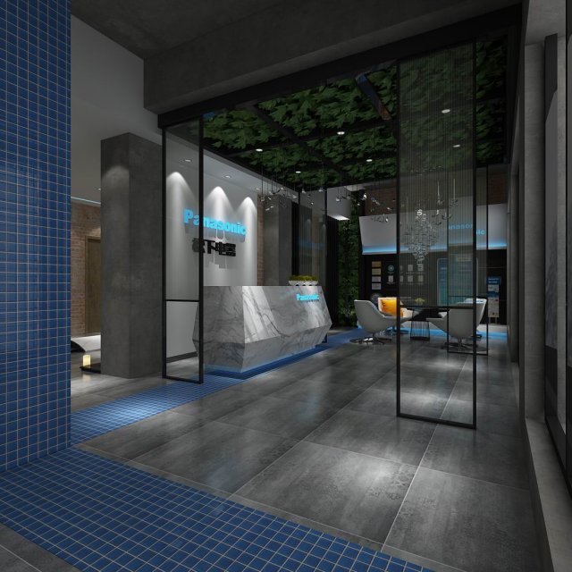 office reception area meeting room 19 Modello 3D .c4d .max .obj .3ds .fbx .stl .blend 