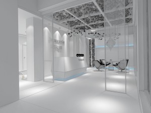 office reception area meeting room 19 Modello 3D