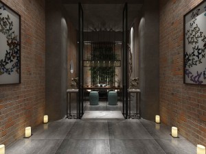 office reception area meeting room 19 Modello 3D