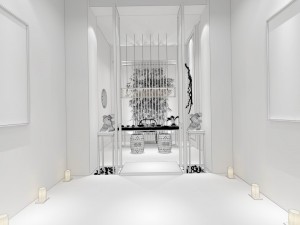 office reception area meeting room 19 Modello 3D