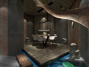 office reception area meeting room 19 Modello 3D