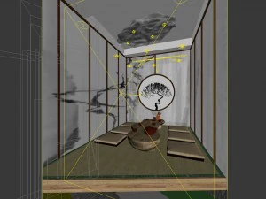 office reception area meeting room 20 3D Model
