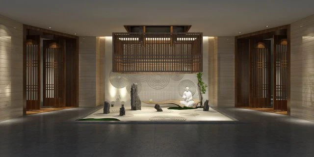office reception area meeting room 21 3D Model .c4d .max .obj .3ds .fbx .stl .blend