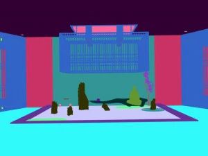 office reception area meeting room 21 3D Model
