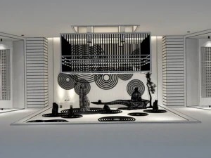 office reception area meeting room 21 3D Model