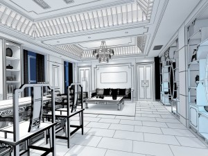 office reception area meeting room 23 Modelo 3D