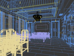 office reception area meeting room 23 Modelo 3D