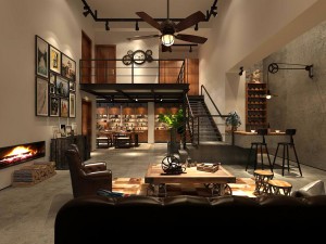 office reception area meeting room 24 Modello 3D