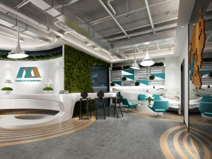 office reception area meeting room 25 3D Model