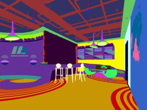 office reception area meeting room 25 3D Model