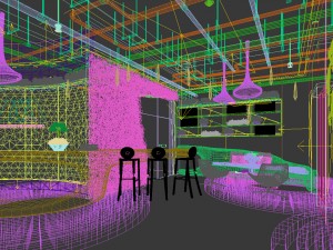 office reception area meeting room 25 3D Model