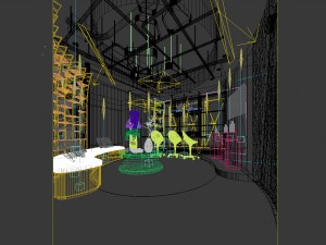office reception area meeting room 27 Modelo 3D