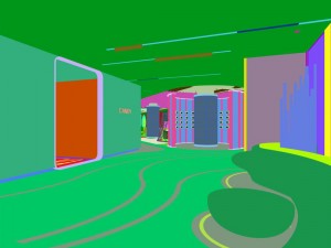 office reception area meeting room 28 Modèle 3D