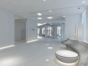 office reception area meeting room 28 3D Model
