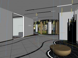 office reception area meeting room 28 Modèle 3D
