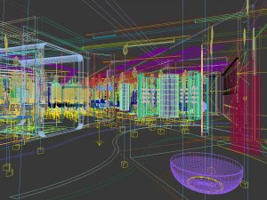 office reception area meeting room 28 3D Model