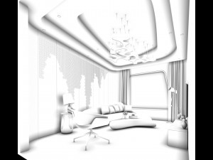 office reception area meeting room 29 Modèle 3D