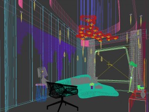office reception area meeting room 29 Modèle 3D