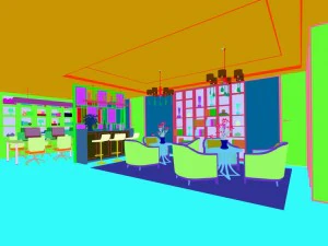 office reception area meeting room 32 3D Model