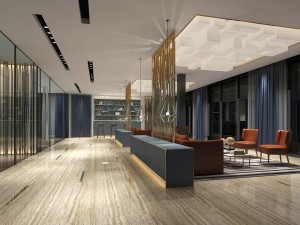 office reception area meeting room 33 Modello 3D