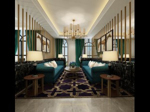 office reception area meeting room 35 3D 모델