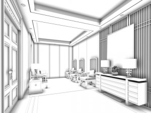 office reception area meeting room 36 3Dモデル