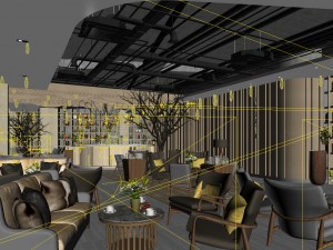 office reception area meeting room 37 3D 模型