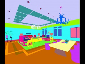 office reception area meeting room 38 Modelo 3D