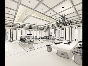 office reception area meeting room 38 Modelo 3D