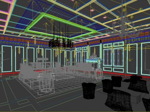 office reception area meeting room 38 Modelo 3D