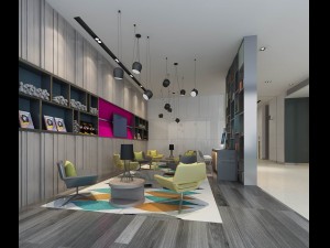office reception area meeting room 40 3D Model