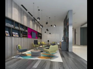 ufficio reception sala riunioni 40 Modello 3D