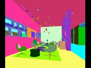 office reception area meeting room 40 Modelo 3D