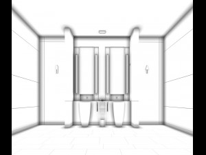 office reception area meeting room 40 Modelo 3D