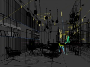 office reception area meeting room 40 Modelo 3D