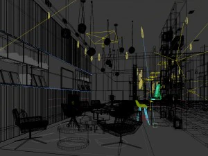 office reception area meeting room 40 3D Model