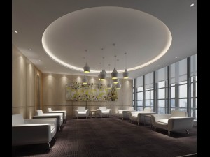 office reception area meeting room 41 Modello 3D