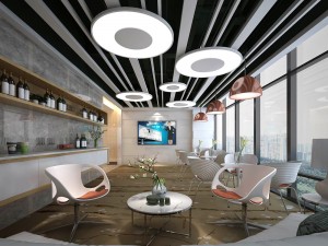 office reception area meeting room 01 Modello 3D