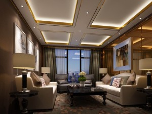 office reception area meeting room 02 Modello 3D