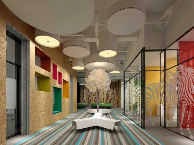office reception area meeting room 03 3D Model .c4d .max .obj .3ds .fbx .stl .blend 
