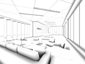 office reception area meeting room 04 Modello 3D