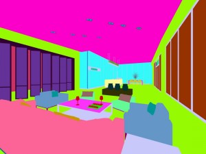 office reception area meeting room 04 3D Model