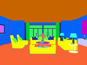 office reception area meeting room 05 3D 模型