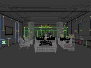 office reception area meeting room 05 3D 模型