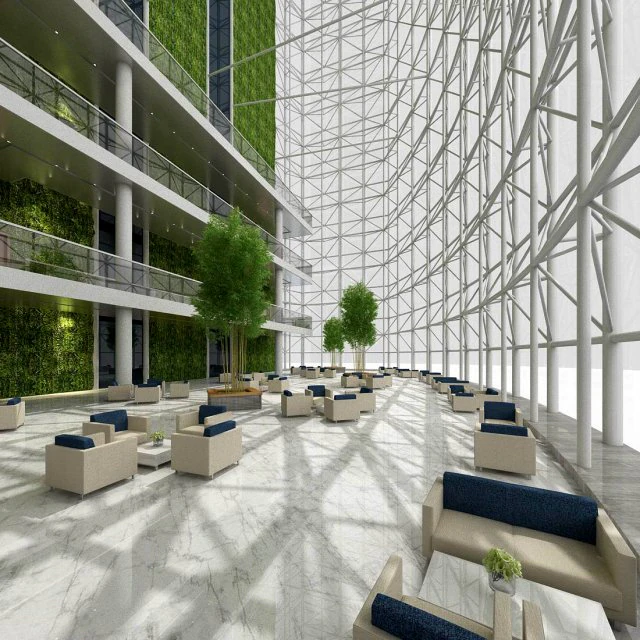 office reception area meeting room 06 3D Model .c4d .max .obj .3ds .fbx .stl .blend 