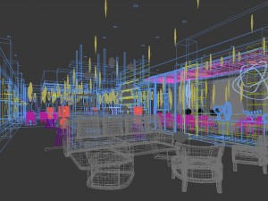 office reception area meeting room 08 Modello 3D