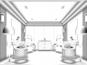 office reception area meeting room 09 Modèle 3D